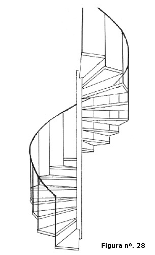 perspectiva de desenho de escadas